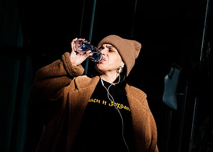 woman drinking bottle thumbnail
