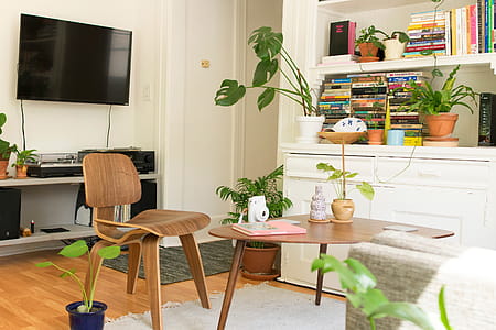 Television in Minimal Living Room thumbnail