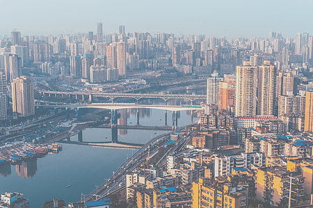 landscape photography of city during daytime thumbnail