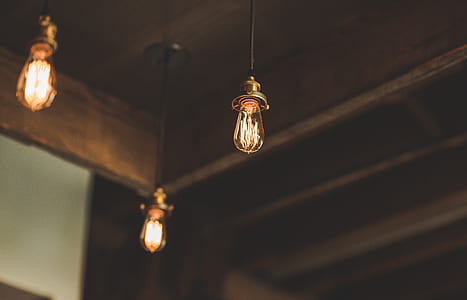 LED light hanging on ceiling thumbnail