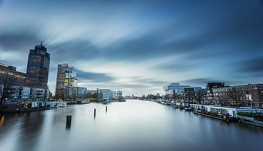 landscape photography of gray and black buildings thumbnail
