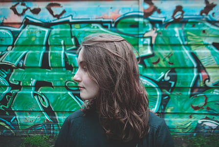 woman wearing black top thumbnail