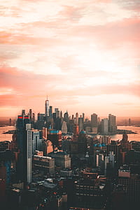 bird's eye-view photography of city buildings thumbnail