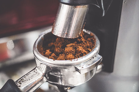 Freshly Ground Coffee from Coffee Grinder thumbnail