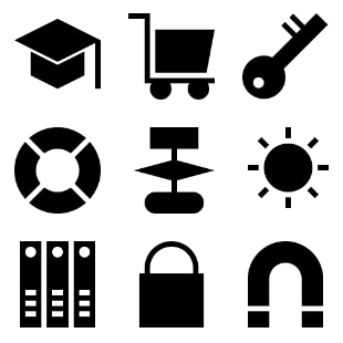 Essential App 1 svg vector icon sets