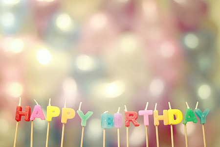 view of Happy Birthday candles thumbnail