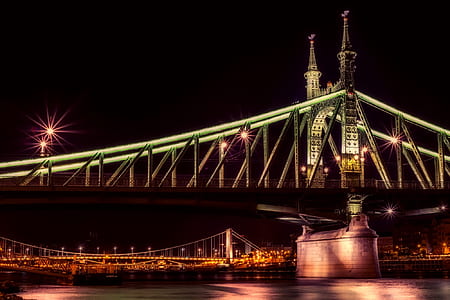 bridge during nighttime thumbnail