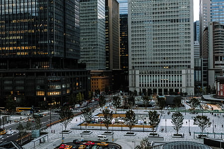 photograph of concrete buildings and structures thumbnail