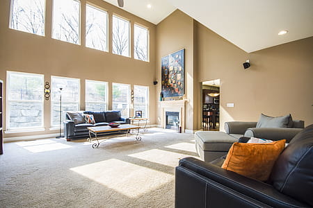 Living Room With Couches and Coffee Table thumbnail