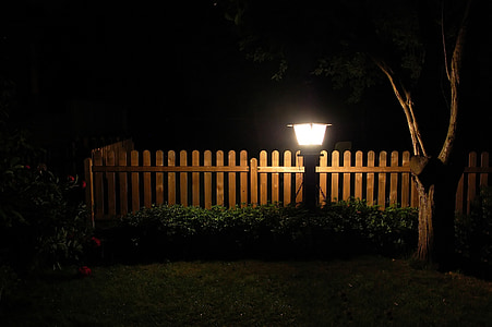 black garden bolard turned on thumbnail