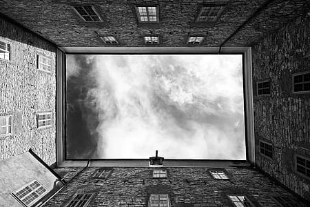 low angle photography of concrete buildings thumbnail