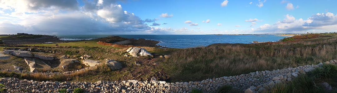 clear sky over body of water thumbnail