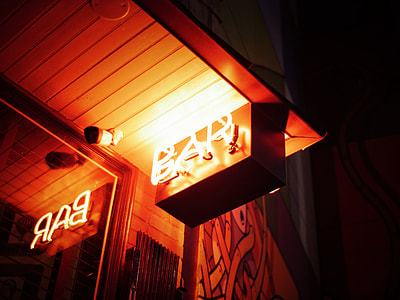 LED Bar signage turned on thumbnail