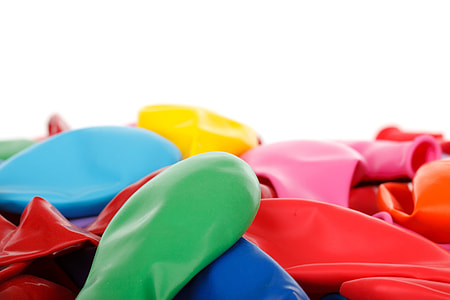 photo of assorted-color disinflated balloon lot thumbnail