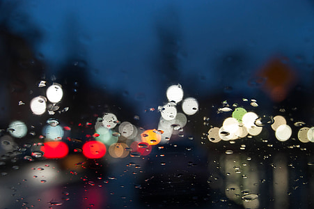 bokeh photography of water dew on window thumbnail