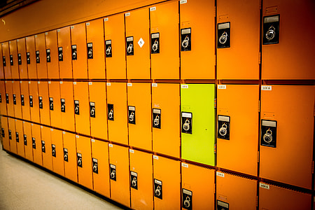orange steel lockers thumbnail