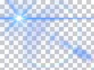 Light Triangle Sky Blue, Blue lens glow effect PNG clipart
