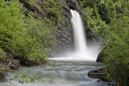 landscape photo of waterfalls during daytime thumbnail