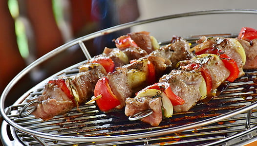 kebab on silver grill thumbnail