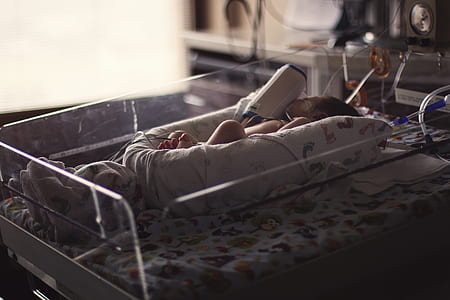 baby in white nest thumbnail