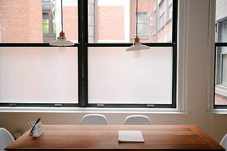 white printing paper on brown wooden desk thumbnail