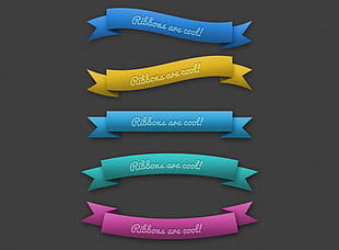 Ribbons psd file