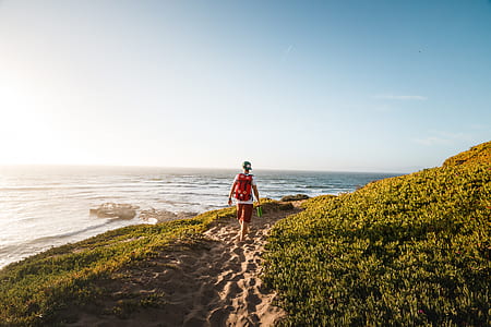 man walking on mountain thumbnail
