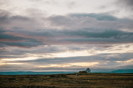 Rural Iceland at Sunset on a cloudy day thumbnail