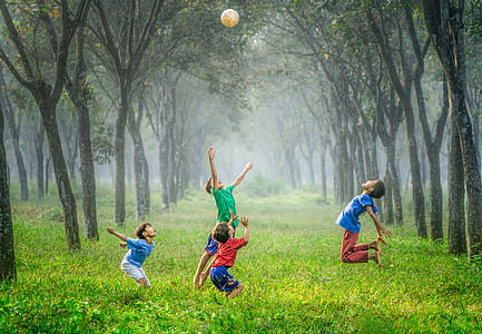 four children playing during daytime thumbnail