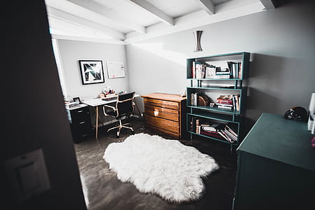 White Floor Rug thumbnail