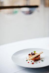 Plate with dessert thumbnail