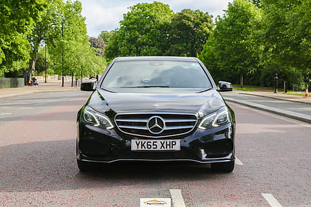 black Mercedes-Benz car thumbnail