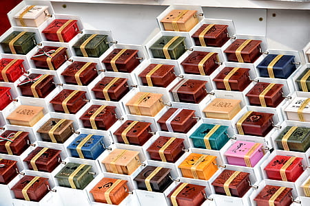 assorted-colored wooden box lot thumbnail