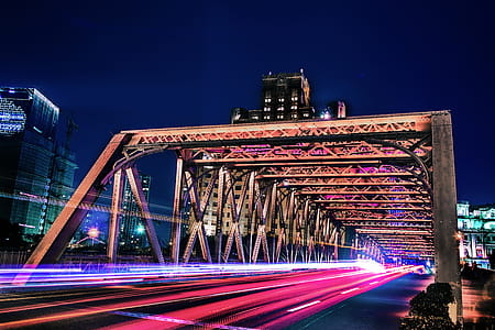 Bridge in Time-lapse Photo thumbnail