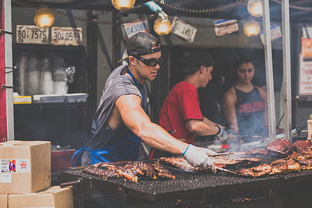 man grilling meat thumbnail