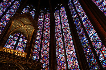 low angle photography of building interior thumbnail