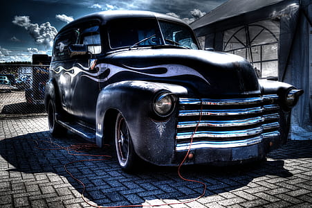 car, vehicle, vintage, classic thumbnail