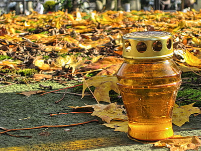 amber glass garden stool thumbnail