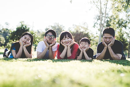 people on grass lawn during daytime thumbnail