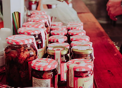 jars with lids on table thumbnail