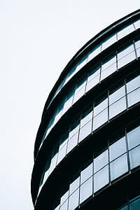 worm's-eye view of glass building thumbnail