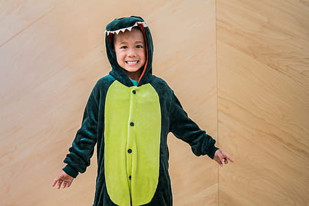 Adorable Child Dragon Costume Photo thumbnail