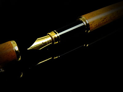 pen, reflection, precision, fountain pen thumbnail