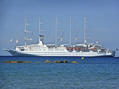 white cruise ship on body of water thumbnail