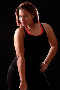 close-up photography of woman in black tank top thumbnail