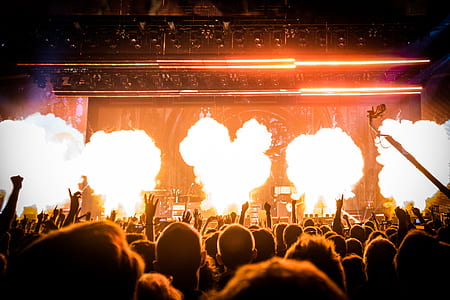 concert stadium with explosive thumbnail