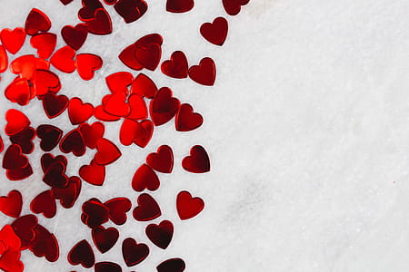 Heart foil confetti thumbnail