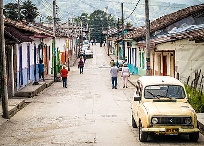 people walking in the street during daytime thumbnail