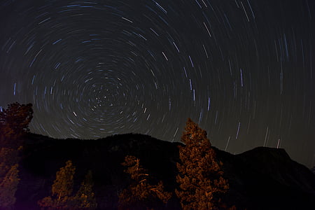 timelapse photography of stars thumbnail
