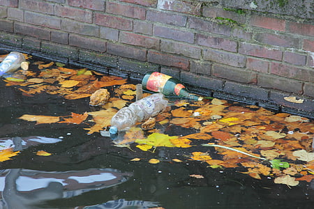 floating bottles on water thumbnail